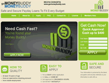 Tablet Screenshot of gomoneybuddy.net